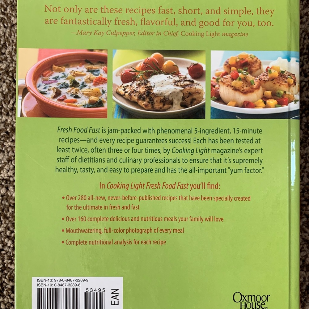 Cooking Light Fresh Food Fast Cookbook - Picture 2 of 2
